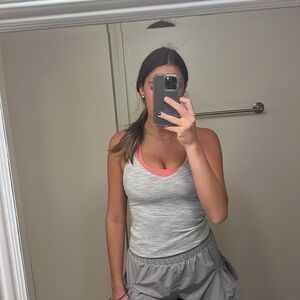 Lululemon Grey cross back tank top